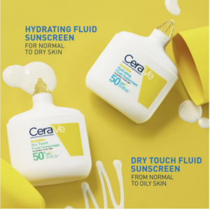 CeraVe Invisible Hydrating Fluid Sunscreen SPF 50 50ml