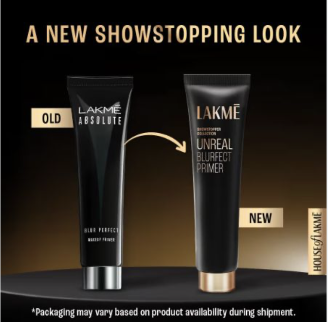 Lakme Unreal Blurfect Primer- Mini, Blurs Pores, Mattifies & Absorbs Excess Oil - Non Sticky skin, Lightweight & Waterproof, Long Lasting Makeup