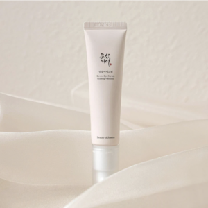 Benefits: Infused with 10% Ginseng Root Extract and 2% Retinal Liposome to improves wrinkles over sensitive eye area . Rich Saponins in Ginseng delivers rich moisture deep into skin and keeps