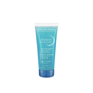 Bioderma Atoderm Gel Douche Ultra Gentle | Soap-Free Daily Use Shower Gel with Niacinamide for 24H Hydration & Glycerin| Boosts Hyaluronic Acid & Ceramides | Normal to Dry Skin (100 ml) - CAN