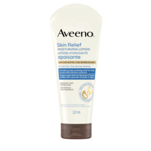 Aveeno Skin Relief Moisturizing Lotion, Shea Butter, Oat, Dry Skin Body Moisturizer, Fragrance Free, 222mL