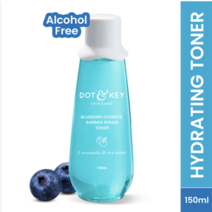Dot & Key Blueberry Hydrate Barrier Repair Toner, With 5 Ceramides & Rice Water, For All Skin Types (150ml)