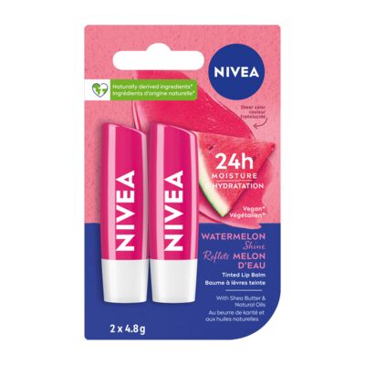 Nivea Lip Care Watermelon Duo Pack
