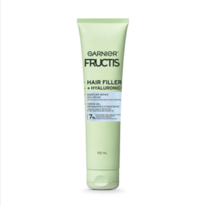Garnier Fructis Hair Filler + Hyaluronic Acid Moisture Repair Sulfate-Free Cream-Gel, for Curly and Wavy Hair, Locks In Moisture & up to 100 Hours of Frizz Control, 150ml