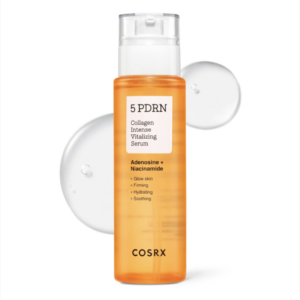 COSRX 5 PDRN Collagen Intense Vitalizing Serum - Korean Serum for Skin Firming & Glowing with Salmon DNA, Centella, Lactobacillus PDRN & Collagen, Korean Skin Care
