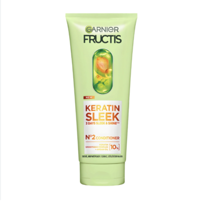 GARNIER KERATIN SLEEK CONDITIONER 200ML
