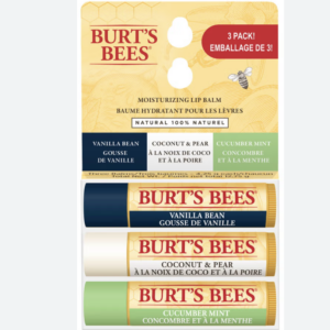 Burt's Bees ASSORTED LIP BALM 3PK