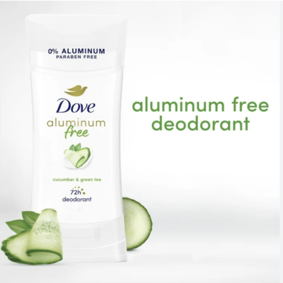Dove Aluminum Free Deodorant for Women Cucumber and Green Tea 74g - canada