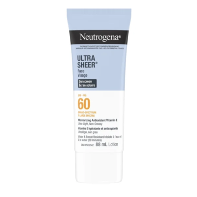 Neutrogena Ultra Sheer Face Sunscreen SPF 60 88 mL