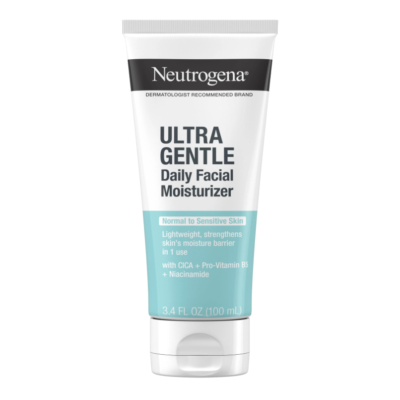 Neutrogena Fragrance Free Daily Facial Moisturizer, Hypoallergenic, Face & Neck for Sensitive Skin with Vitamin B3, Pro-Vitamin B5 & Vitamin E Supports Dynamic Barrier, 100ml