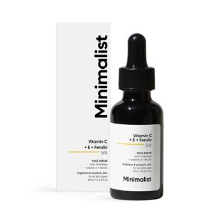 Minimalist 16% Vitamin C Serum With Vitamin E & Ferulic Acid For Brightening For Advanced Users