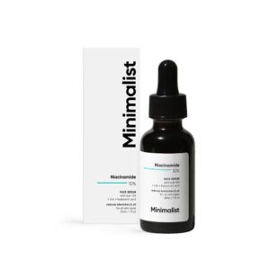 Minimalist 10% Niacinamide Face Serum With Matmarine + Zinc For Reducing Oil & Blemishes (30ml)