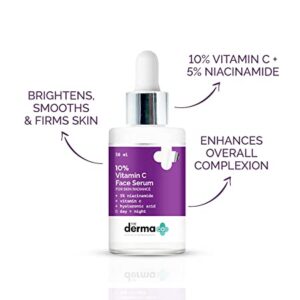 The Derma Co 10% Vitamin C Face Serum For Glowing skin 30ml