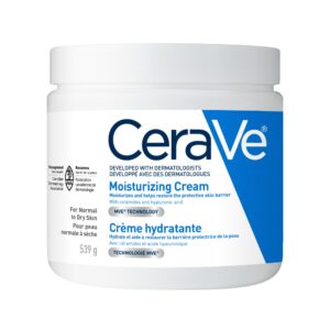 CeraVe Moisturizing Cream, Daily Face, Hands, & Body Cream Moisturizer for Dry Skin With Hyaluronic Acid and Ceramides -463g - CANADA