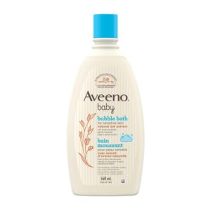 Aveeno Baby Bubble Bath - Baby Skin Care Product - Sensitive Skin Cleanser - Hypoallergenic - 568 mL - CANADA