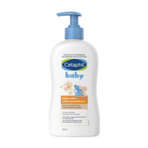 Cetaphil Baby Daily Lotion with Organic Calendula | 24hr Hydration | Hypoallergenic and Pediatrician Recommended | 400ml - CANADA