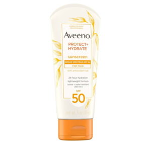 Aveeno Protect + Hydrate Face Sunscreen Lotion with SPF 50- Canada
