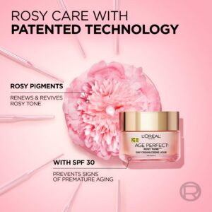 L’Oréal Paris Age Perfect Rosy Tone SPF 30 Moisturizer, with Imperial Peony Extract, For Mature Skin, Skincare- Canada
