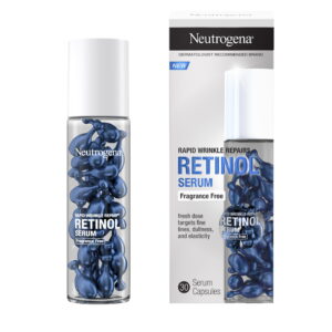 Neutrogena Rapid Wrinkle Repair Retinol Face Serum Capsules, 30 Ct- Canada