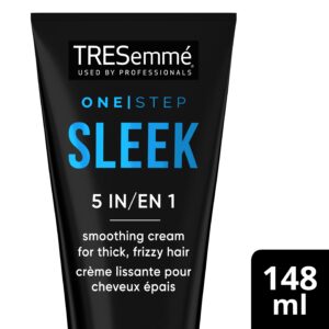 TRESemmé One Step Smooth 2-Pack – 5-in-1 Smoothing Cream for Thick, Frizzy Hair