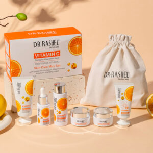 Dr. Rashel Vitamin C Brightening And Anti-Aging Skin Care Mini Set- 6pcs.