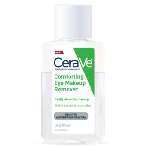 CeraVe Comforting Eye Makeup Remover with Hyaluronic Acid for Waterproof Makeup