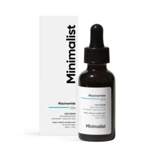 MINIMALIST 5% NIACINAMIDE FACE SERUM WITH BIFIDA FERMENT & OAT EXTRACT FOR HEALING & SOOTHING SKIN (30ML)
