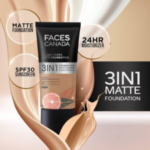 Faces Canada 3 In 1 All Day Hydra Matte Foundation