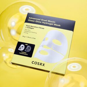 COSRX Advanced Snail Mucin Glass Glow Hydrogel Face Masks 1 Pcs