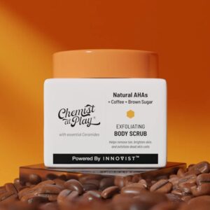 Chemist at Play Exfoliating Body Scrub - 75GM (Natural AHAs + Coffee + Brown Sugar + Ceramides)