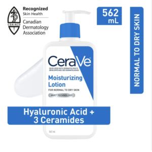 CeraVe Moisturizing Lotion, Body Lotion, Face Moisturizer, and Hand Cream for Women & Men 562ml- Canada