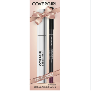 Cover Girl Exhibitionist Gift Set - Volumizing Exhibitionist Black Mascara and Exhibitionist 24HR Burgundy Kohl Eyeliner