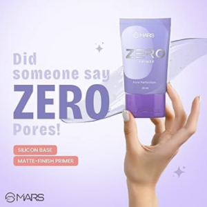 MARS Zero Face Primer | Silicone Based Gel | Blurs Pore & Controls Oil for a Radiant Complexion | Smoothens Out The Skin | Controls Oil (25ml)- India