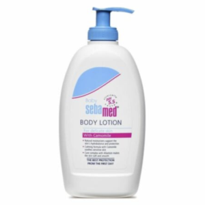 SEBAMED BABY BODY LOTION, PH 5.5, CAMOMILE & ALLANTOIN, DERMATALOGICALLY TESTED, SENSITIVE SKIN 400ml
