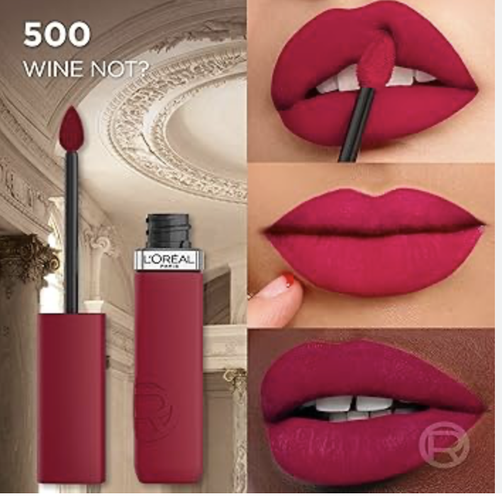 LOreal Paris Infallible Matte Resistance Lipstick, Transfer Resistant Formula - Wine Not 500