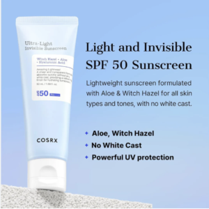 COSRX Ultra-Light Invisible Sunscreen SPF 50 , 50ml