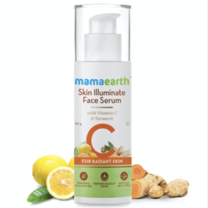 Mamaearth Vitamin C Skin Illuminate Face Serum for Radiant Skin | Helps Reduce Fine Lines & Wrinkles | Radiance Serum with Turmeric 30g India