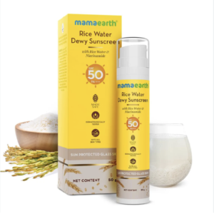 Mama earth rice water dewy sunscreen 50g