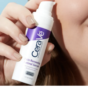 CeraVe Anti Aging Retinol Serum For Face, Encapsulated Retinol With Hyaluronic Acid, Niacinamide & Ceramides, Smooths Wrinkles & Fine Lines, Gentle Skin Brightening Serum, Fragrance Free 30ml