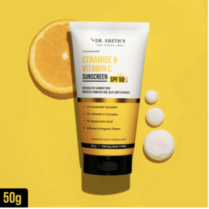 Dr Sheth's Ceramide & Vitamin C Sunscreen - 50gm
