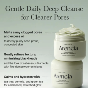 Arencia Fresh Green Rice Mochi Cleanser