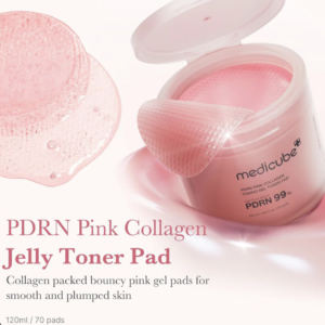 Medicube PDRN Pink Collagen Toning Gel Toner Pad 70 Pads