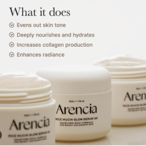 Arencia Rice Mucin Glow Serum 30 50g