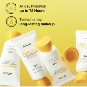 Anua Zero-Cast Moisturizing Finish Sunscreen 50ml