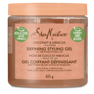 Shea Moisture Coconut and Hibiscus & Flaxseed Defining Styling Gel 425g