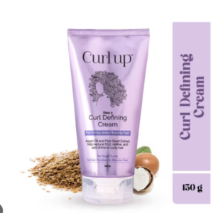 Curl Up Curl Defining Cream - All In One Leave In Conditioner - Hair Cream for Wavy & Curly Hair (150gm)