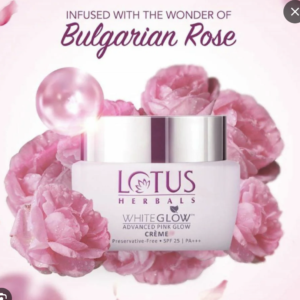 Lotus Herbals Pureglow Advanced Pink Cream 50g