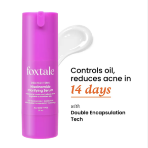 Foxtale 12% Niacinamide Serum with Azelaic Acid for Oil Control & Brightening (30ml)