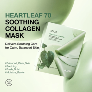 Anua Heartleaf 70 Soothing Collagen Mask 1 sheet