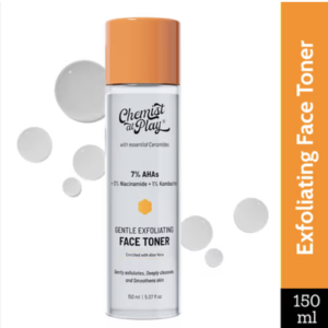 Chemist at Play Gentle Exfoliating Face Toner For Glowing Skin (150ml)